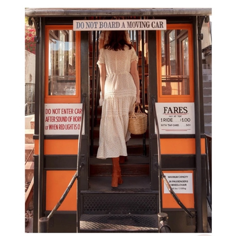 Floral White Maxi Dress - Picture 2 of 12